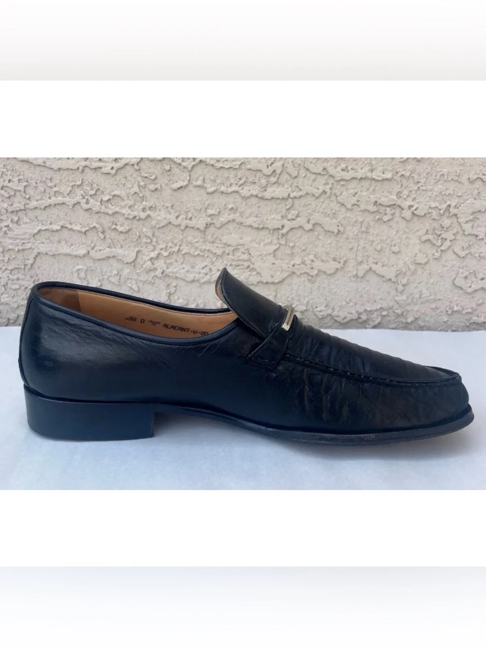 Bally of Switzerland Alligator Mens 9.5 D Moc Penny Slip On Loafers Shoes VTG